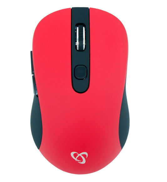 Mouse Ottico Wireless 1600 Dpi Rosso, WM-911