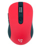 Mouse Ottico Wireless 1600 Dpi Rosso, WM-911