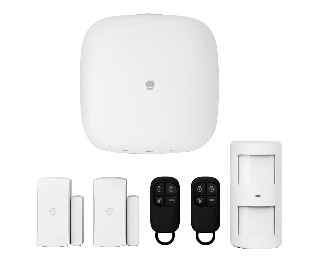Kit Sistema di allarme WiFi SIM 4G Smart Home Alexa LTE-400