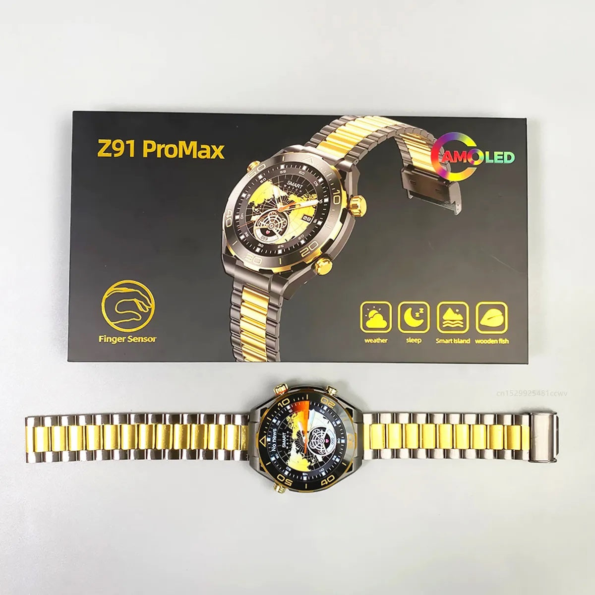 Watch ultimate design z91 pro max orologio intelligente con schermo a colori da 1,52 pollici