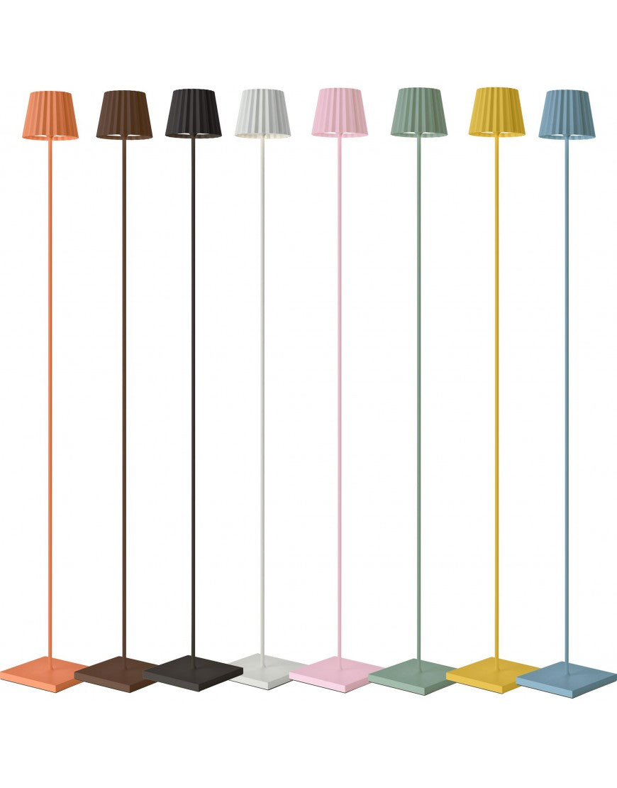 Lampada da terra da esterno LED 120cm con batteria ricaricabile