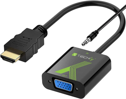 Cavo Convertitore Adattatore da HDMI™ a VGA 1920x1200 con Audio 3.5''