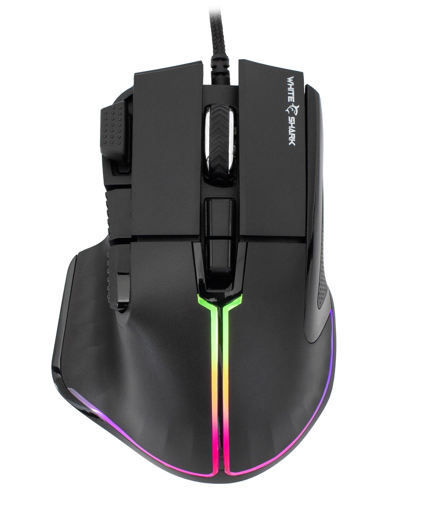 Mouse Ottico USB Gaming 12000 Dpi 9 Tasti Retroilluminazione LED RGB Nero, MARROK
