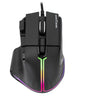 Mouse Ottico USB Gaming 12000 Dpi 9 Tasti Retroilluminazione LED RGB Nero, MARROK
