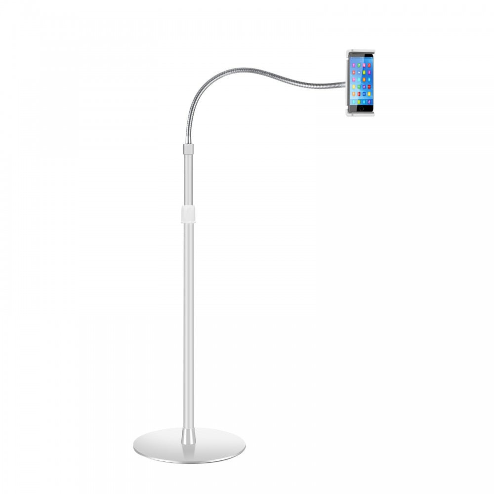 Supporto Tablet 7-10'' da Pavimento Collo di Cigno Altezza Regolabile