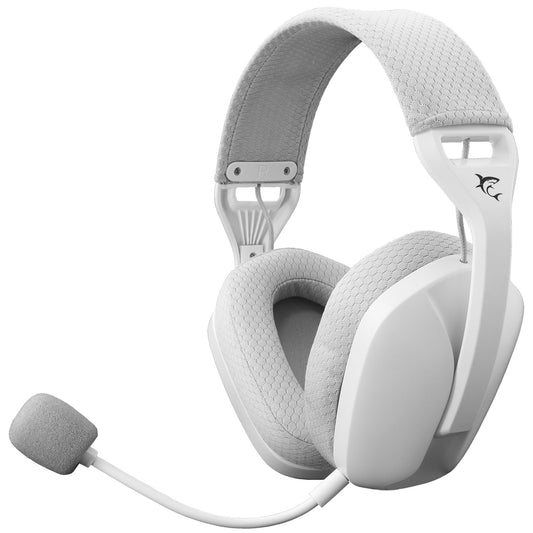 Cuffia Gaming Stereo Wireless con Microfono Bianco BUTTERFLY
