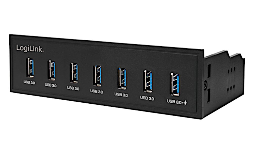 Hub USB Interno 5,25" 7 porte USB 3.2 Gen1 con Ricarica Veloce