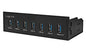 Hub USB Interno 5,25" 7 porte USB 3.2 Gen1 con Ricarica Veloce
