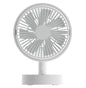 Mini Ventilatore Rotante da Tavolo a 10 Velocità Ricarica USB-C™