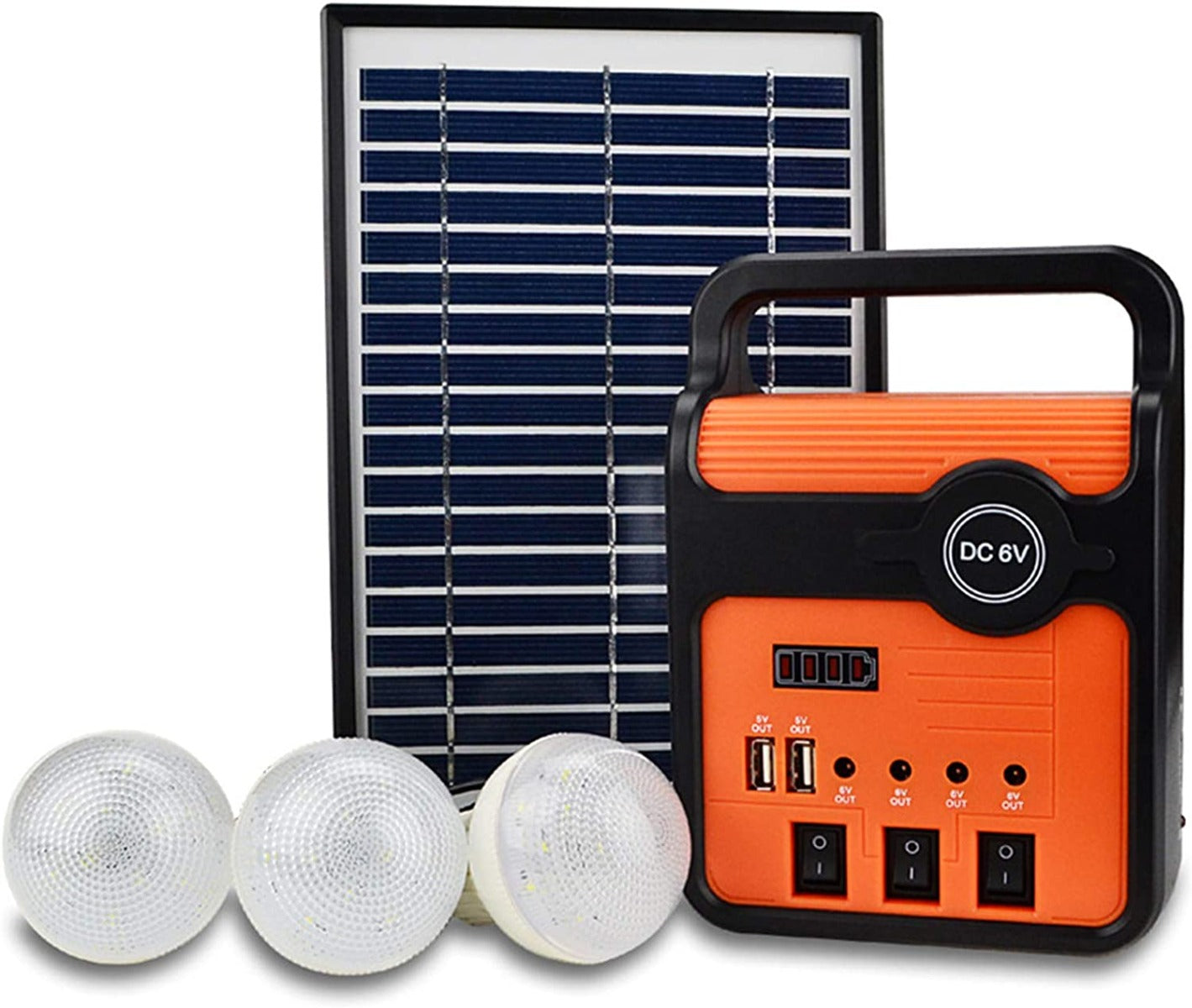 Kit generatore di Pannelli a energia Solare Illuminazione di Ricarica di Emergenza