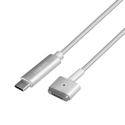 Cavo di Ricarica USB 3.2 Gen1 USB-C M Compatibile Apple Magsafe2 M PD Silver 1,8m