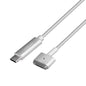 Cavo di Ricarica USB 3.2 Gen1 USB-C™ M Compatibile Apple Magsafe2 M PD Silver 1,8m