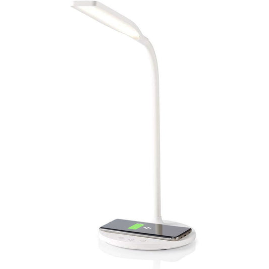 Lampada a 36 LED da Scrivania con Caricatore Wireless Integrato per Smartphone