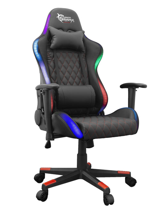 Sedia da Gioco Thunderbolt RGB Nero