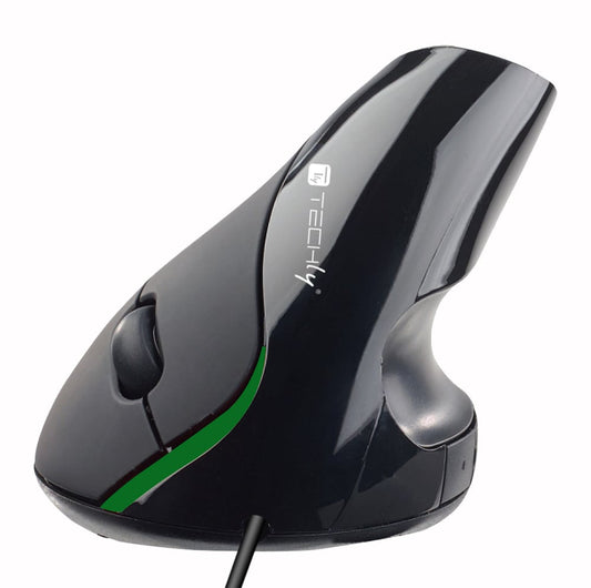Mouse Verticale Ottico Ergonomico USB Nero