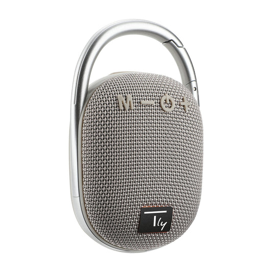 Mini Altoparlante Wireless BT V5.3 Speaker Luce LED Vivavoce TF USB Grigio