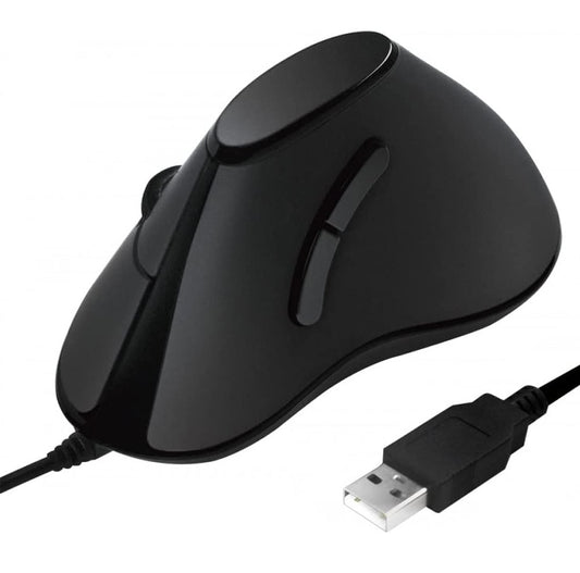 Mouse Verticale Ottico Ergonomico USB 1000dpi Nero