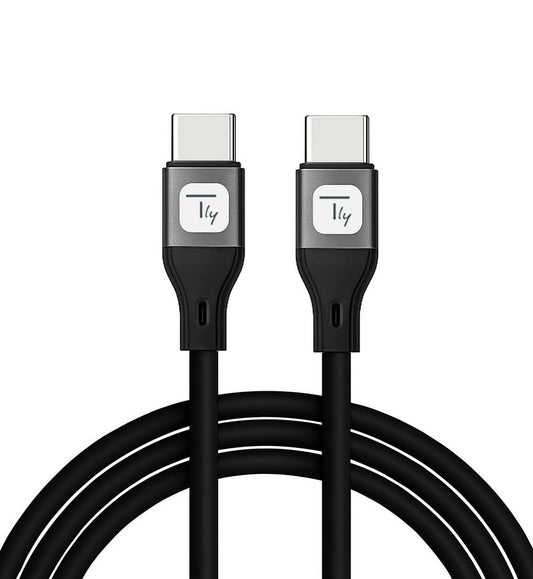 Cavo USB-C&trade; Maschio/Maschio USB 2.0 in Silicone 1m Nero