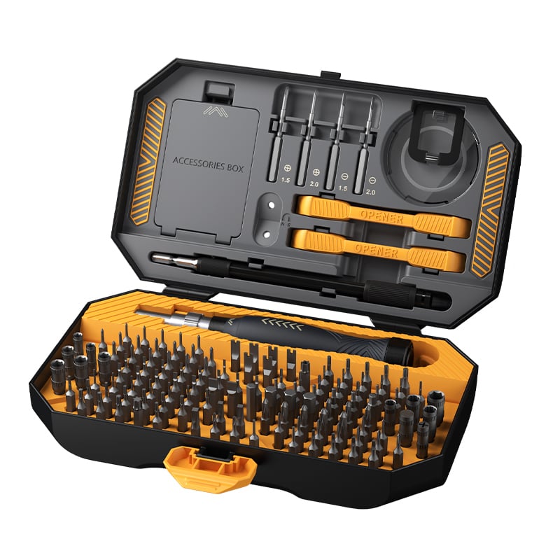 Kit Valigetta 145 pezzi Cacciavite Bussole e Punte Professionali