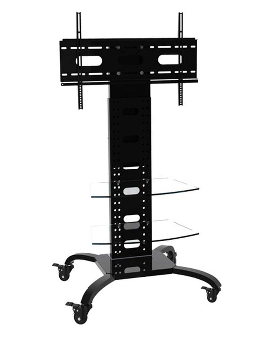 Supporto a Pavimento con 2 Mensole Trolley TV LCD/LED/Plasma 32-70''