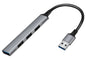 Hub USB 3.2 Gen1 Ultra Slim a 4 Porte Ingresso USB-A