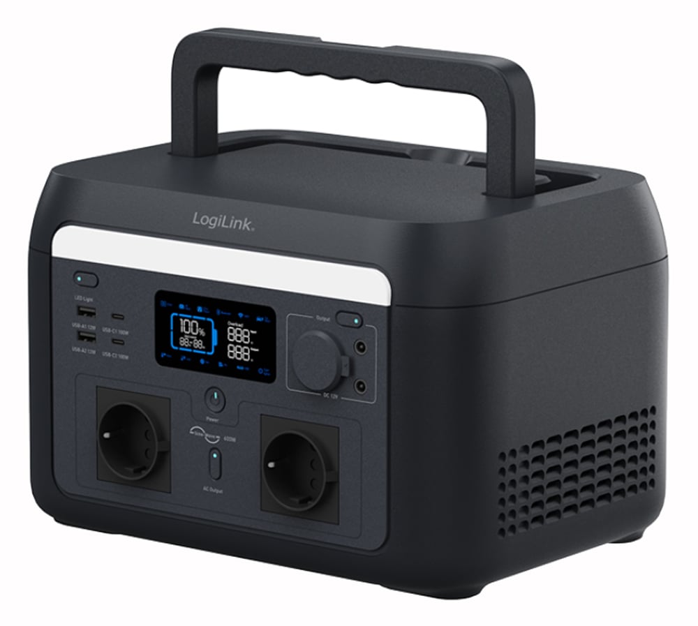 Stazione di Alimentazione Portatile 600W LiFePO4 Batteria Ricarica Solare Tuya