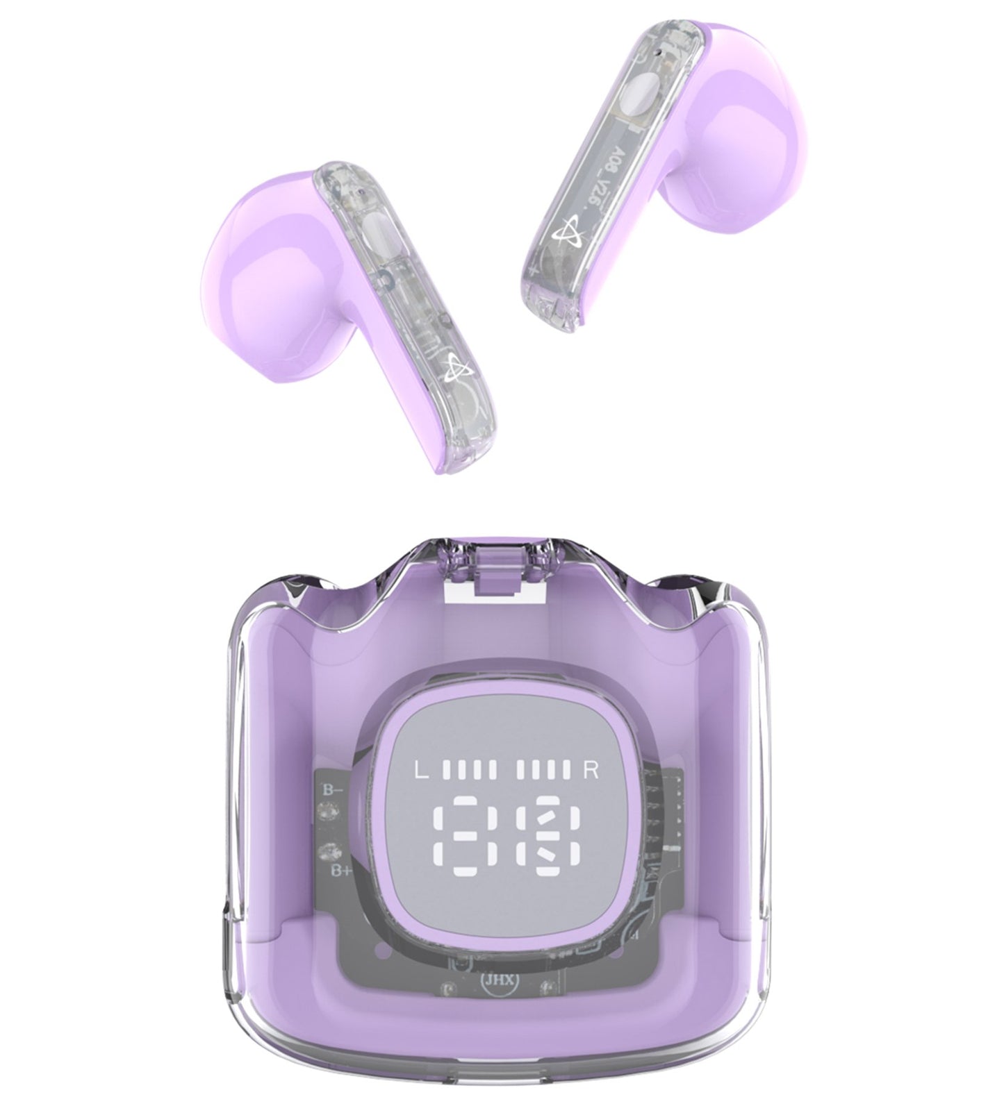 Cuffie Auricolari Bluetooth con Microfono EB-TWS148 Viola