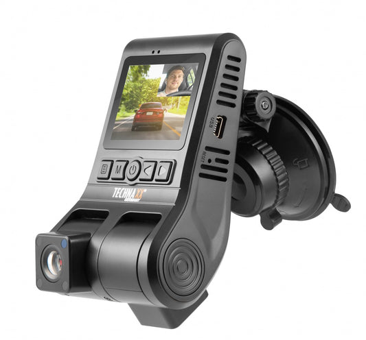 FullHD Dual Dashcam con Camera Anteriore e Interna, TX-185
