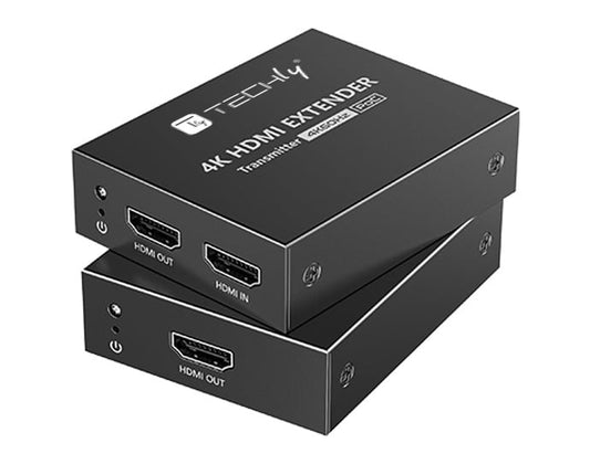 Extender HDMI 4K@60Hz su Cavo Cat.6/6A/7 Fino a 50m PoC