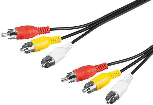 Cavo Audio Video 3 x RCA M/M 1,5mt