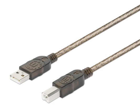 Cavo Prolunga Attivo USB 2.0 Hi-Speed A M / B M 15m Nero
