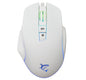 Mouse Ottico USB Gaming 6400 Dpi Retroilluminazione LED RGB Bianco, GARETH