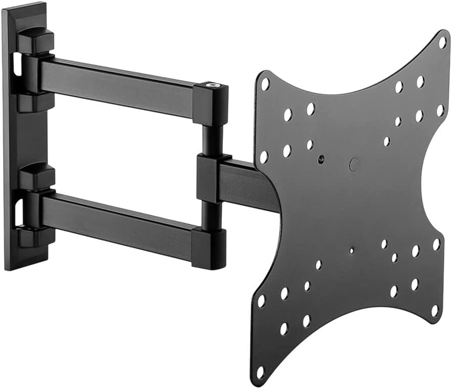 Supporto a Muro per TV LED LCD 23-42'' Inclinabile 3 Snodi Nero