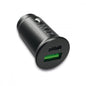 Caricatore da Auto USB A e USB-C 27 Watt PD Power Delivery Fast Charge 3 3A Nero