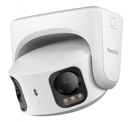 Telecamera Smart PoE 4K Doppio Obiettivo a 180&deg; Visione Notturna a Colori, PCT8MD