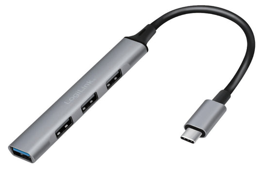 Hub USB 3.2 Ultra Slim a 4 Porte Ingresso USB-C