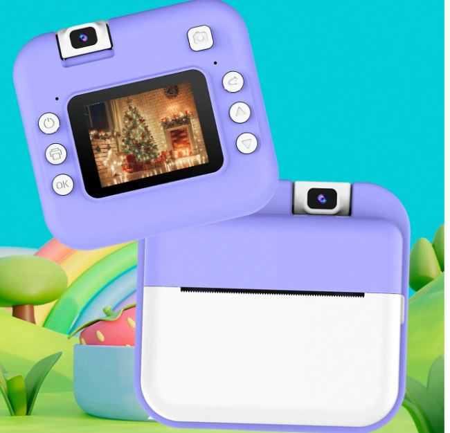 Fotocamera Istantanea per Bambini (viola)
