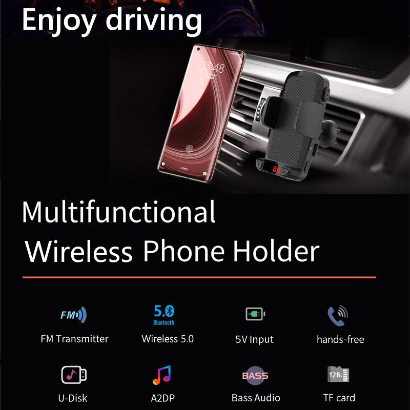 Supporto smartphone assistente vocale da auto porta cellulare auto regolabile per bocchetta aria supporto cellulare auto