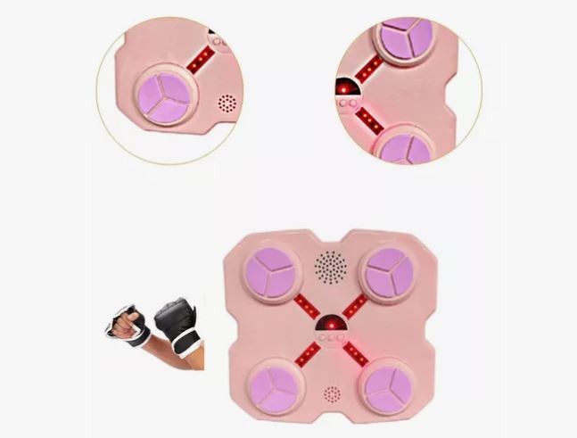Music Boxing Machine per Bambini e Adulti - Macchina da Boxe Musicale con Guanti Inclusi