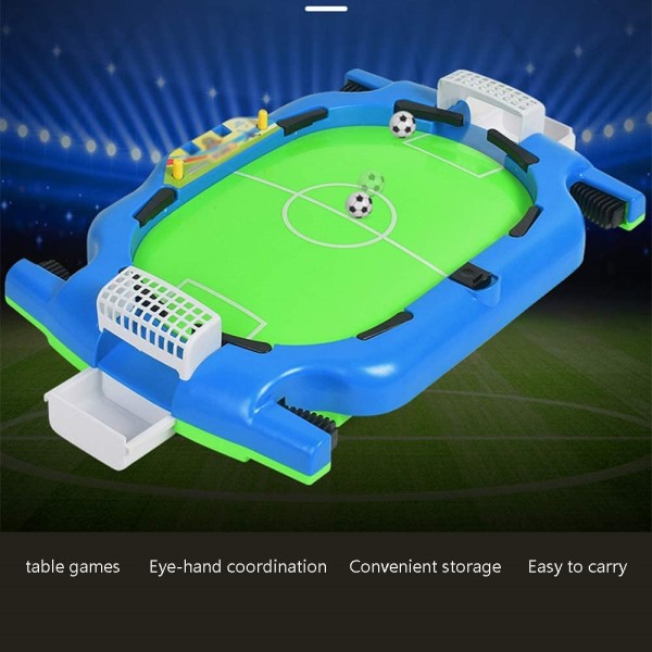 Mini campo da calcio balilla da tavolo palline gioco interattivo bambini regali