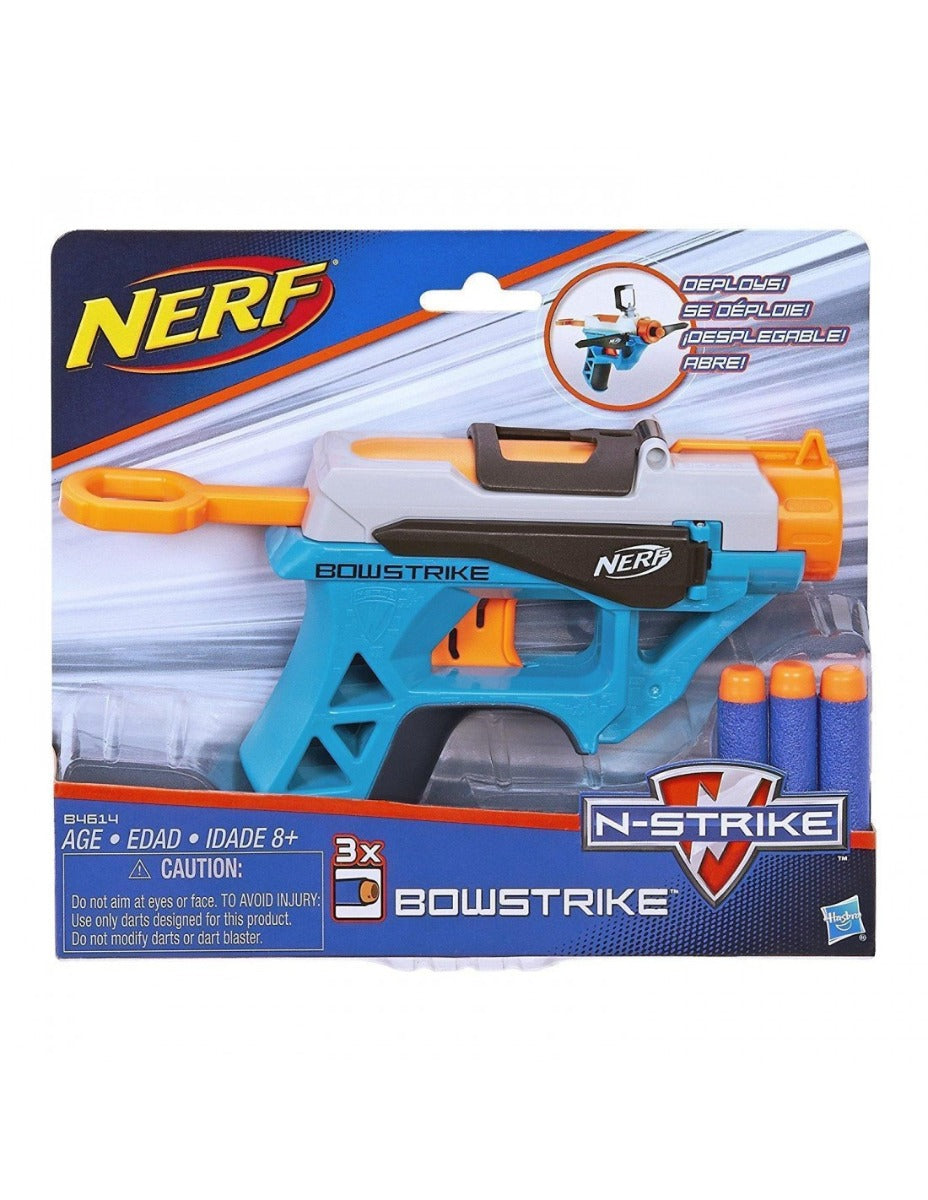 Sparacolpi giocattolo con tre colpi gioco bambini 8 anni BowStrike