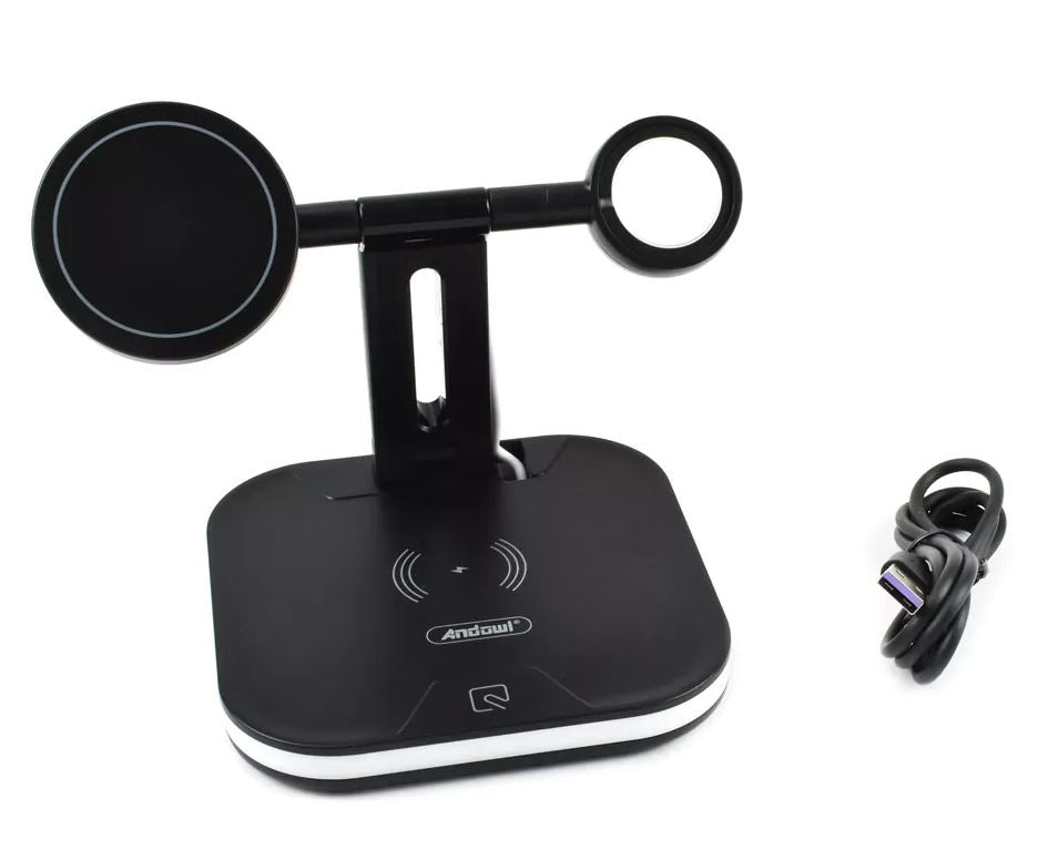 Caricabatterie Wireless Andowl Q971 – 25W con Supporto Ricarica Rapida – Compatibile con Tutti i Dispositivi Qi