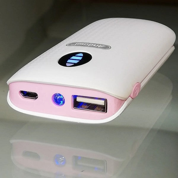 Power Bank Portatile 5000mah Con Torcia A Led 2 Porte Usb Ricarica Veloce Q-T69