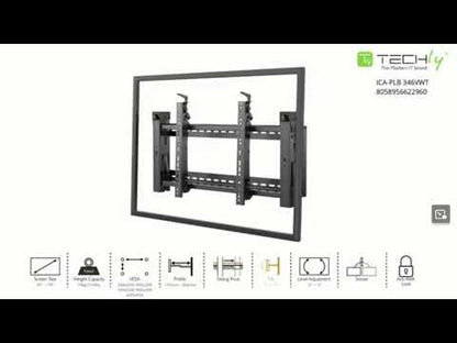 Supporto a Muro Video Wall Pop-Out Antifurto per TV LED LCD 45–70”