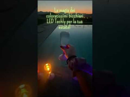 Confezione da 6 Bicchieri Tumbler 250 ml con 6 Colorazioni LED