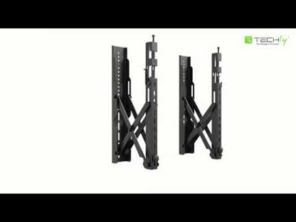 Supporto a Muro Video Wall Professionale Retrattile Antifurto per TV LED LCD 37-70”