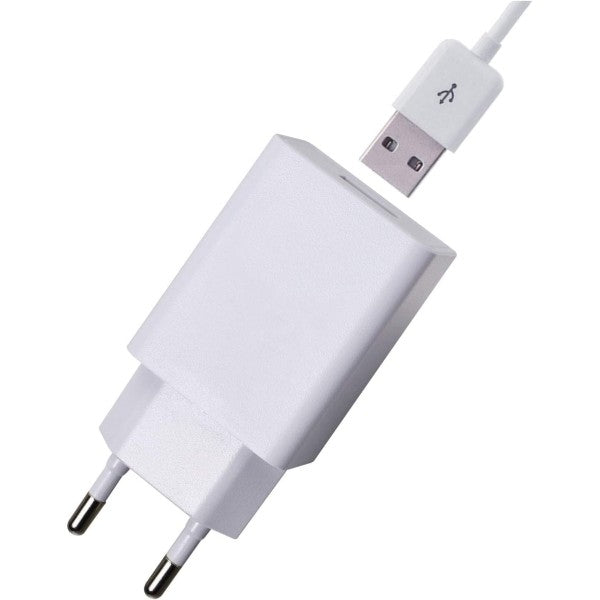 Spina Caricabatterie Usb Smartphone 2.1a Ricarica Veloce Per Presa Muro Q-CD010