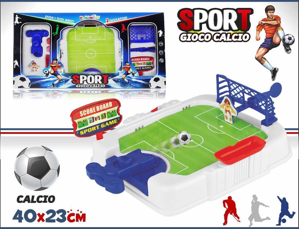 Calcio mini gioco da tavolo calcetto pallone tiro in porta per 2 giocatori calcio balilla