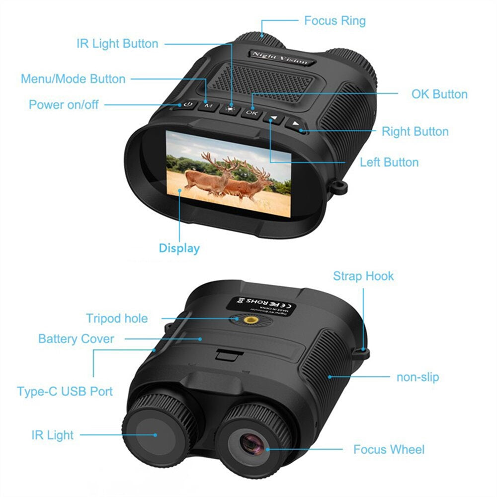 Binocolo digitale ad infrarossi visione notturna