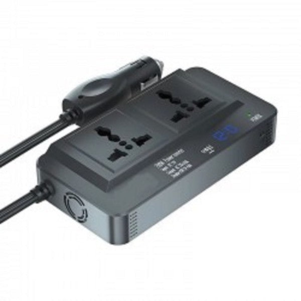 Inverter Di Alimentazione Auto 300w Con 2 Porte Usb Per Caricabatterie Q-Cc8200